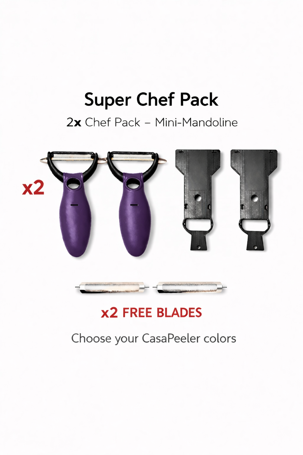 Best stainless steel vegetable peeler CasaTips professional kitchen tool
