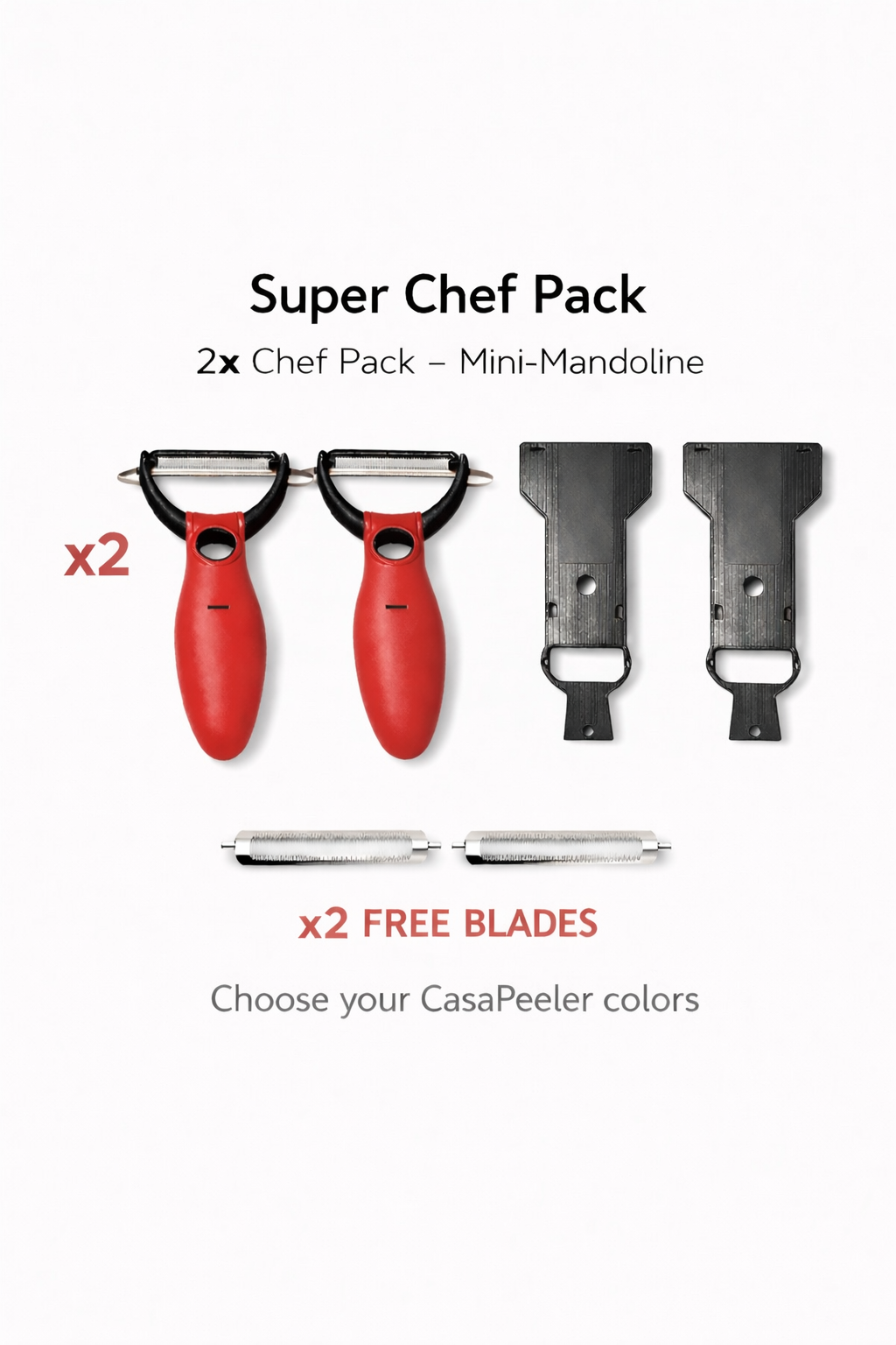 Best stainless steel vegetable peeler CasaTips professional kitchen tool
