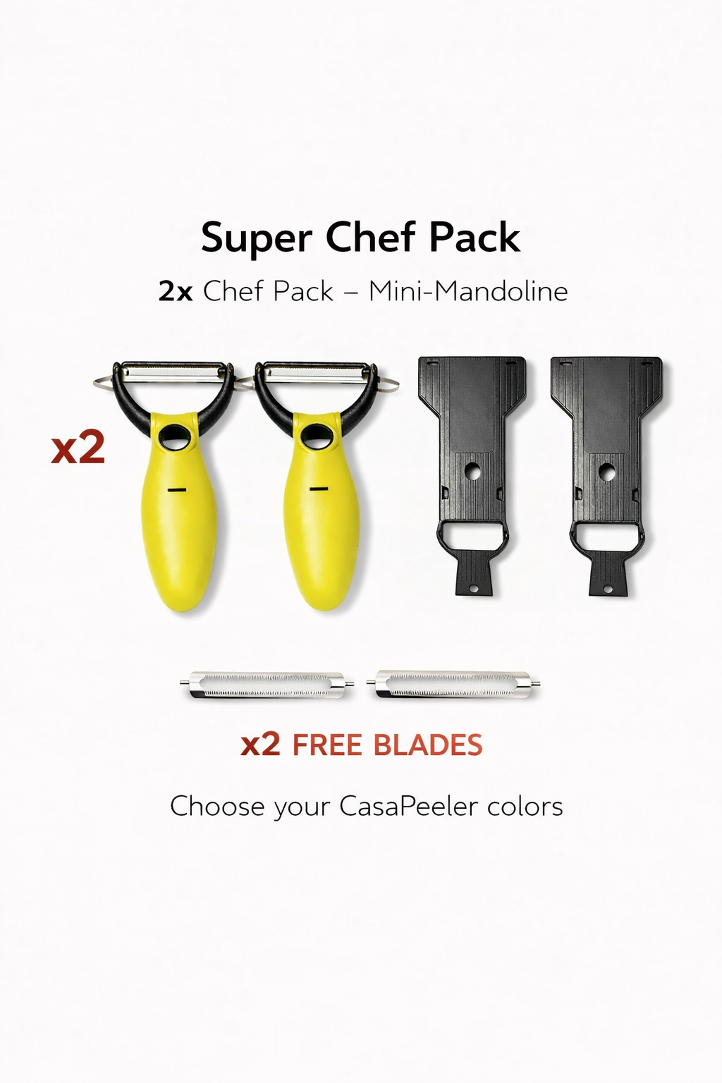 Best stainless steel vegetable peeler CasaTips professional kitchen tool

